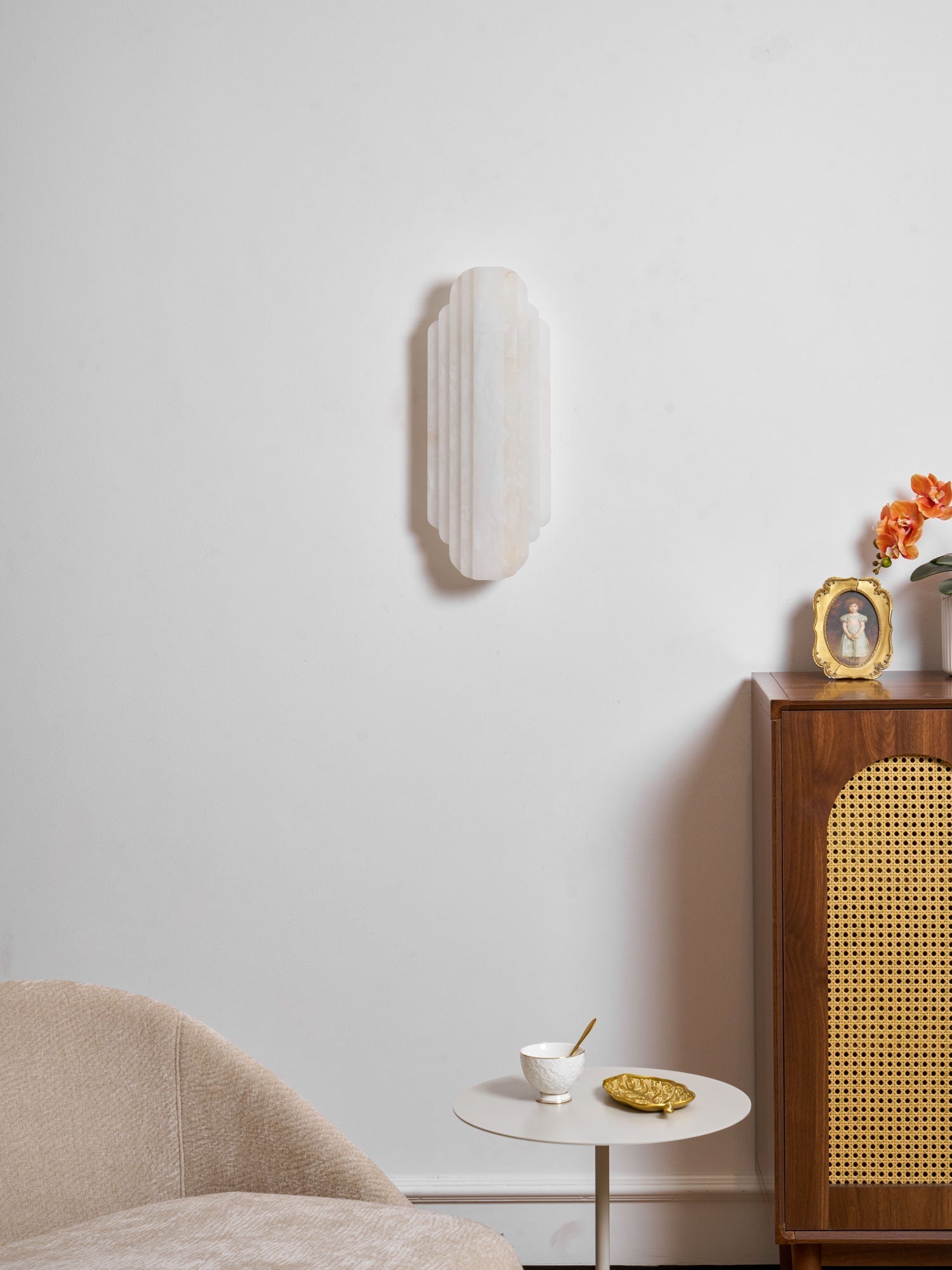 Havencrest Alabaster Indoor Wall Light