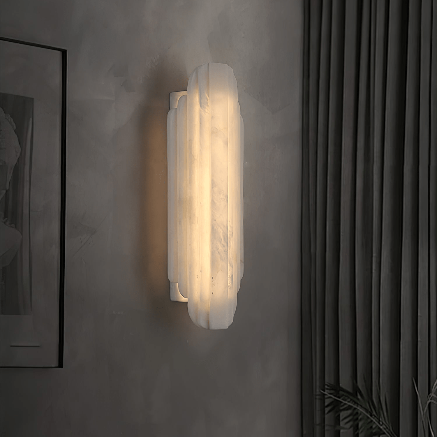 Havencrest Alabaster Indoor Wall Light