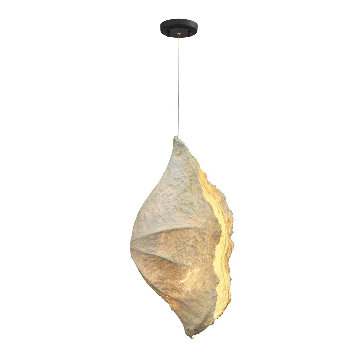 Altalis Artisanal Paper Pulp Pendant Light