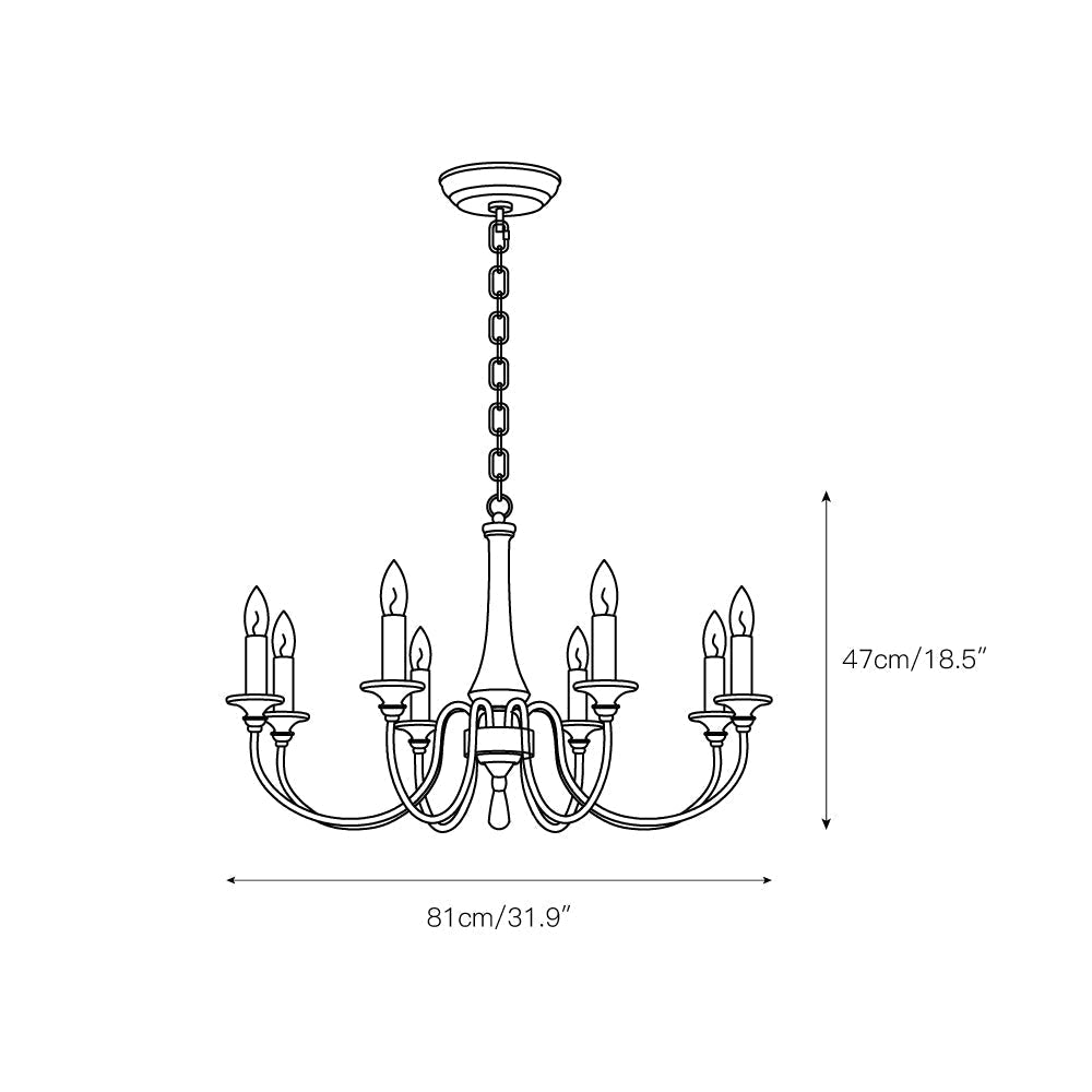 Barnwood Chandelier