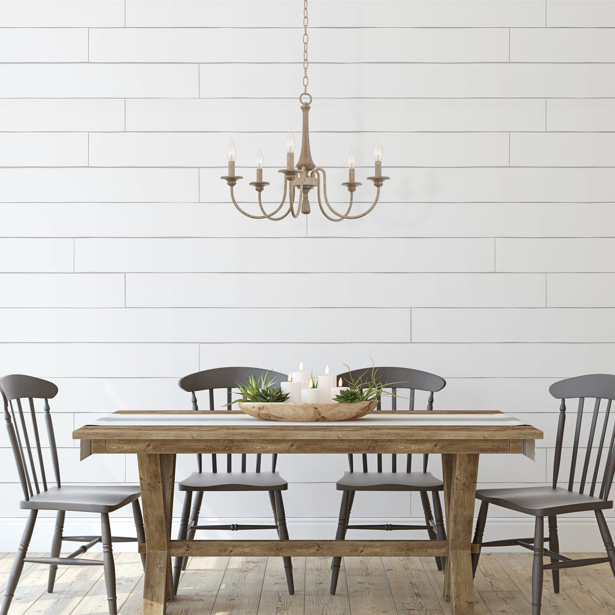 Barnwood Chandelier