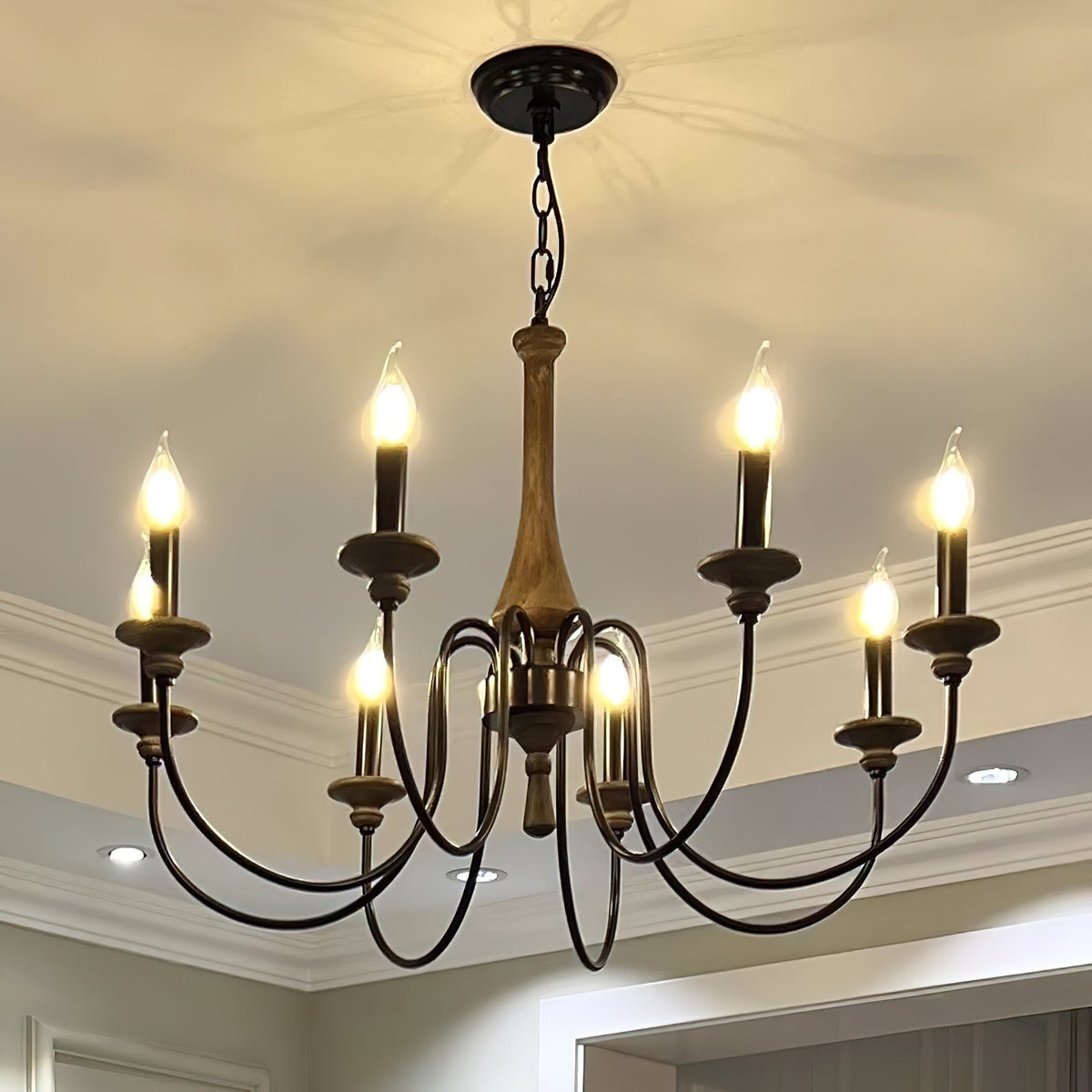 Barnwood Chandelier