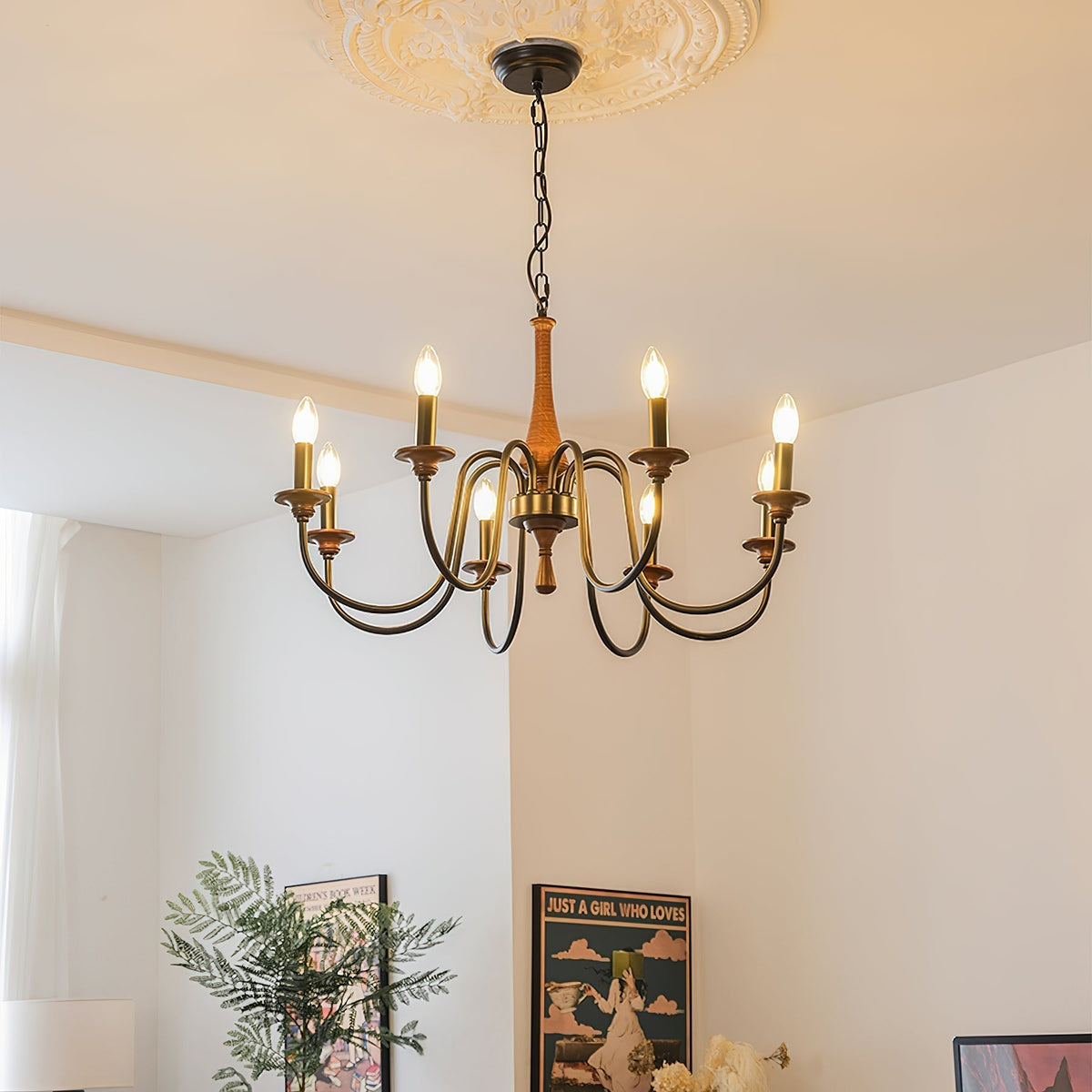 Barnwood Chandelier