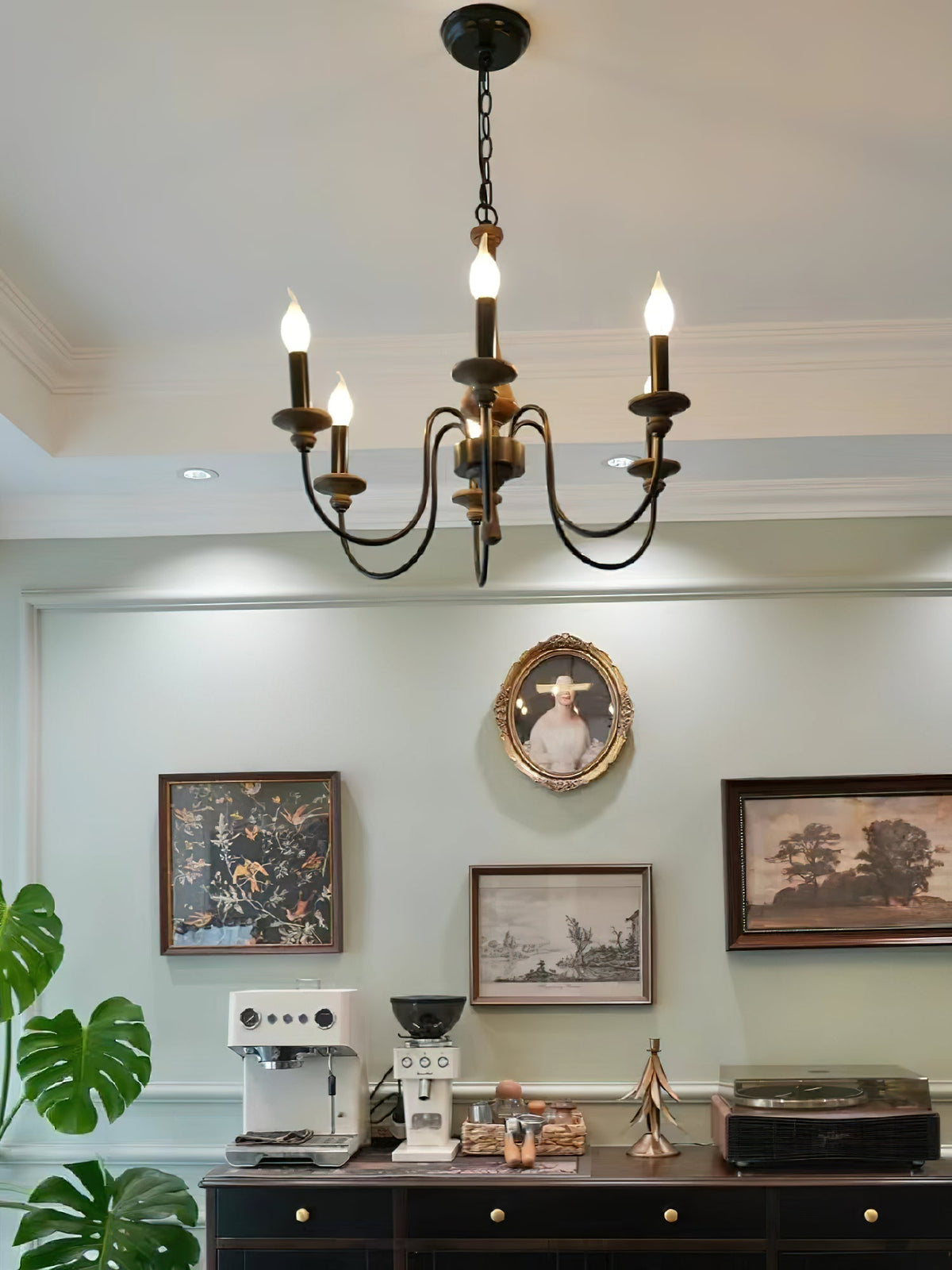 Barnwood Chandelier