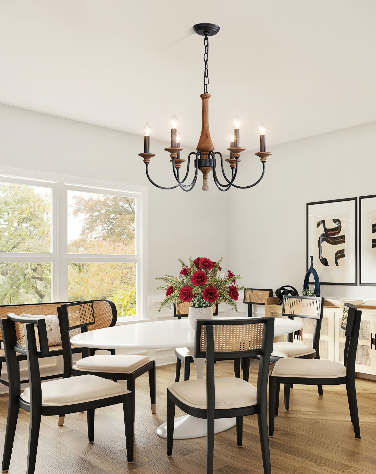 Barnwood Chandelier