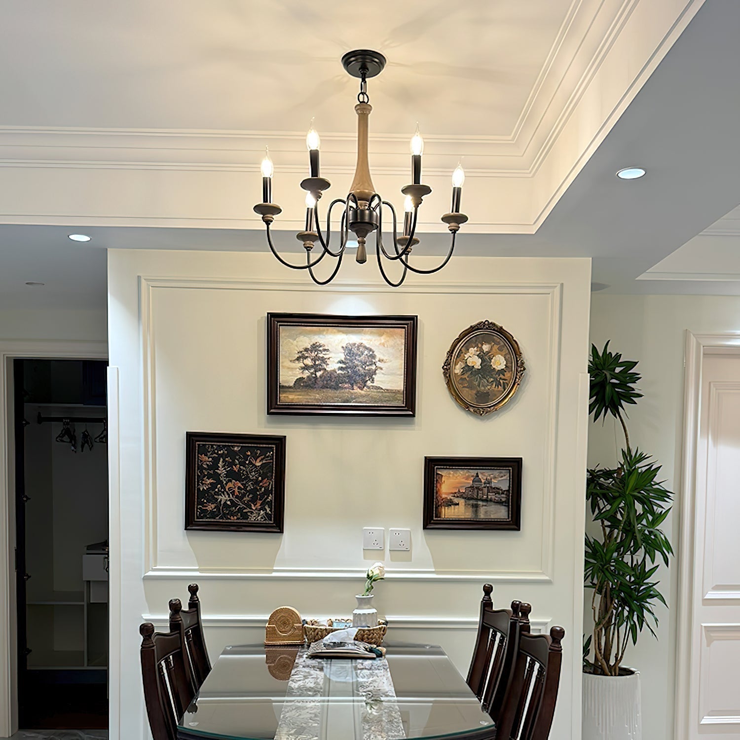 Barnwood Chandelier
