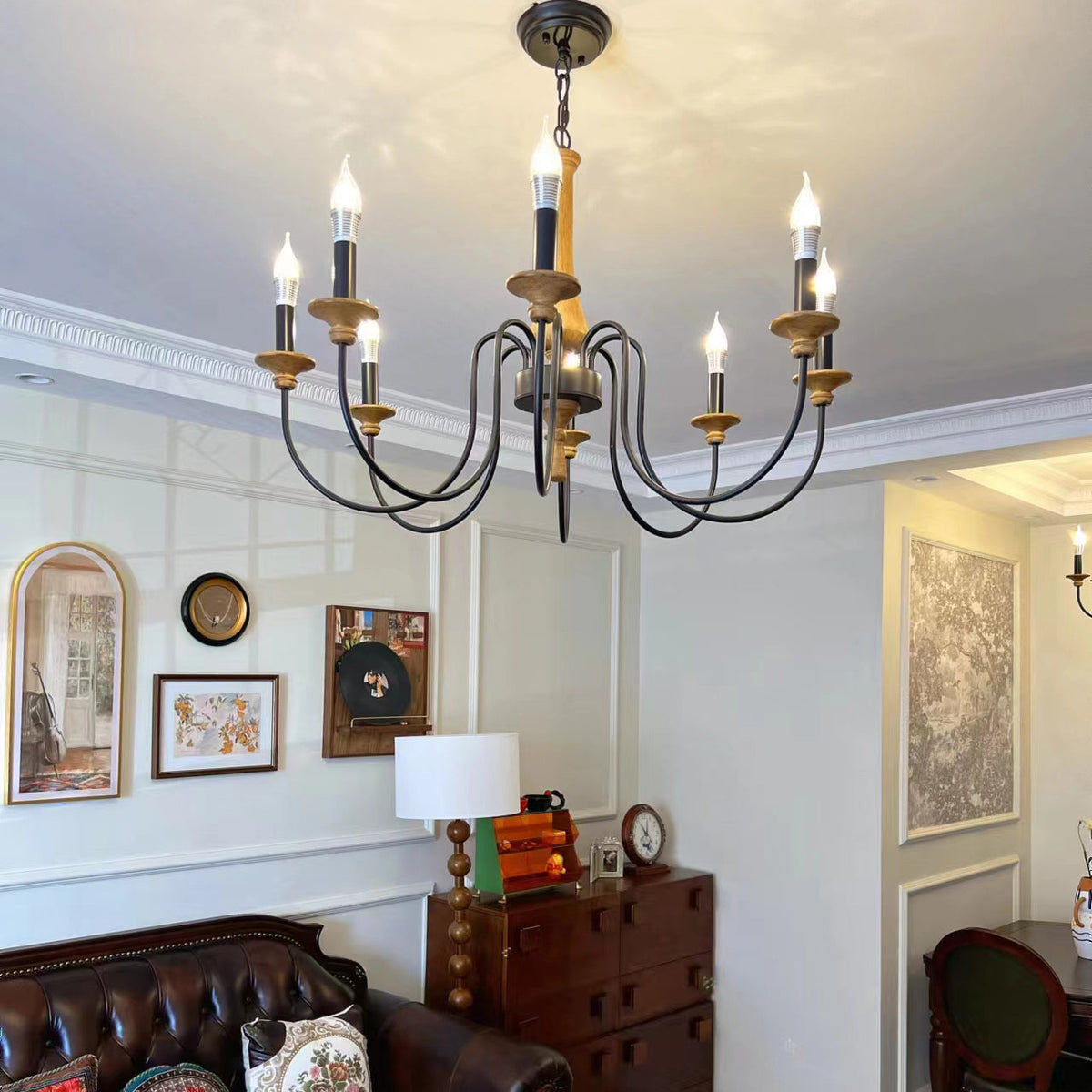 Barnwood Chandelier