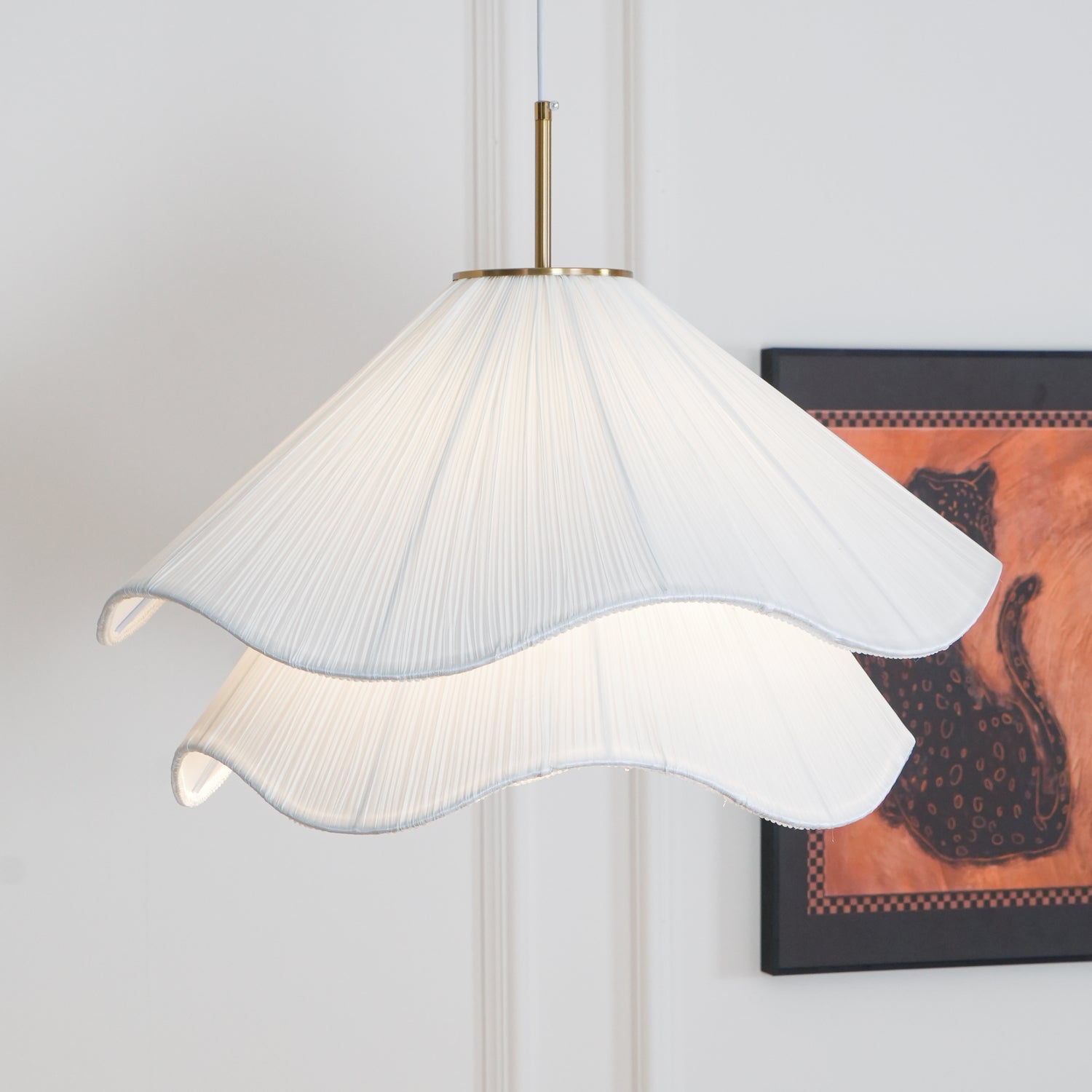 Evanel Fabric Artistic Pendant Light