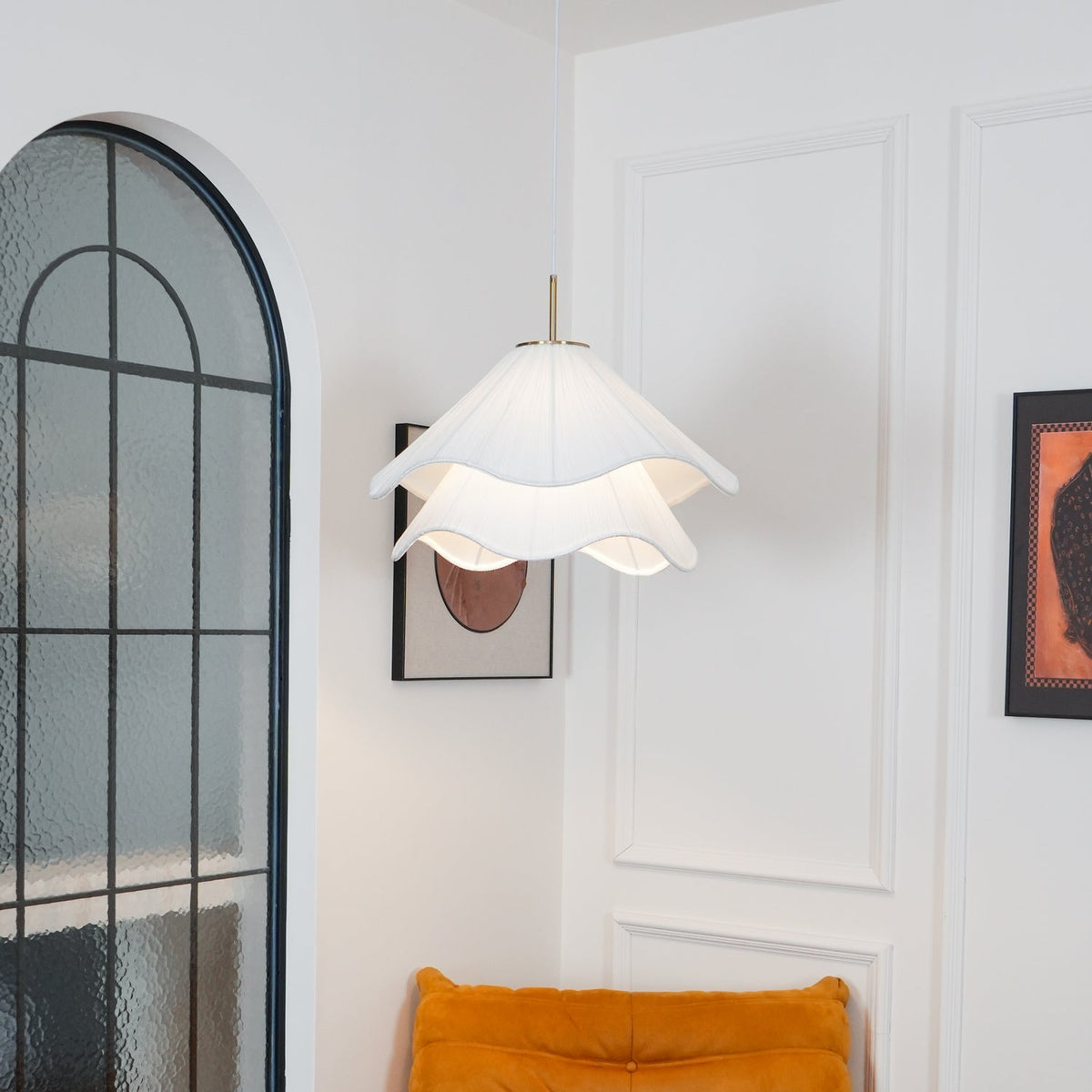 Evanel Fabric Artistic Pendant Light