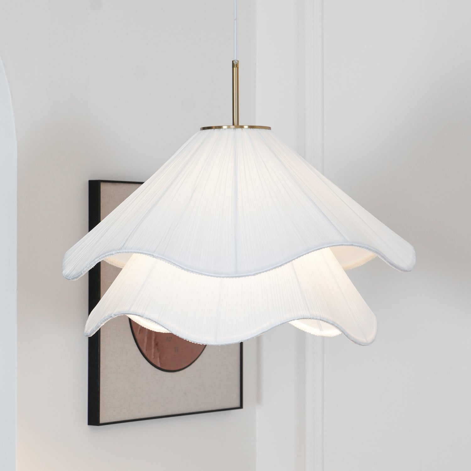 Evanel Fabric Artistic Pendant Light