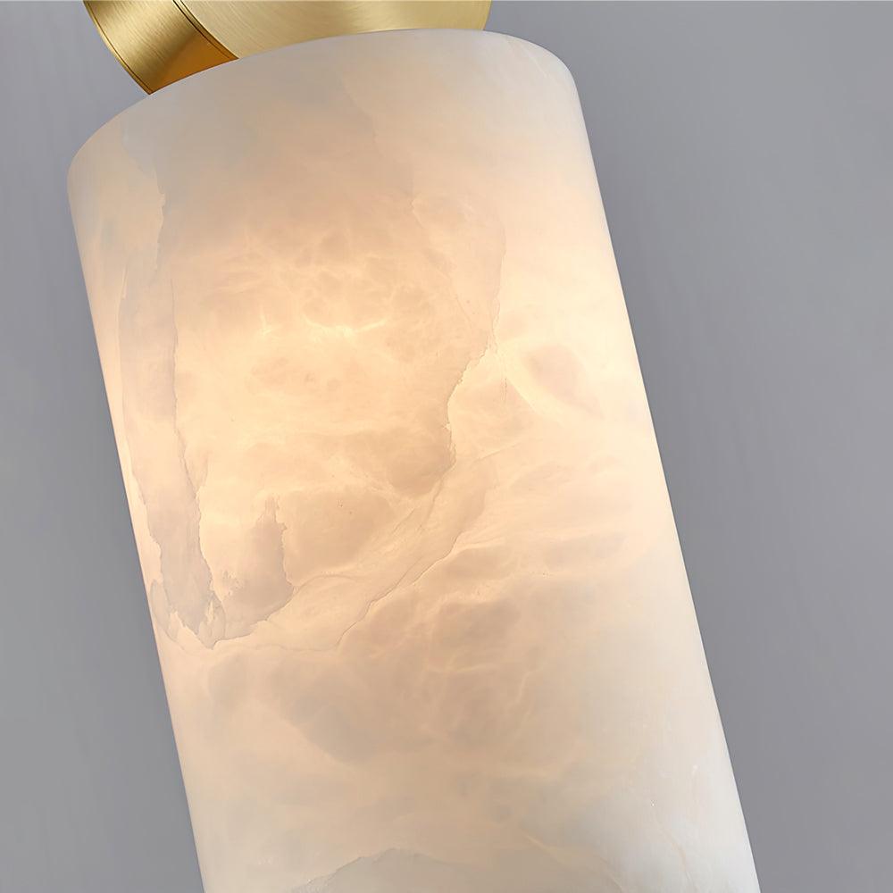 Nore Cylinder Alabaster Pendant Light