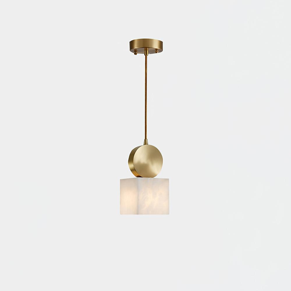 Nore Cylinder Alabaster Pendant Light