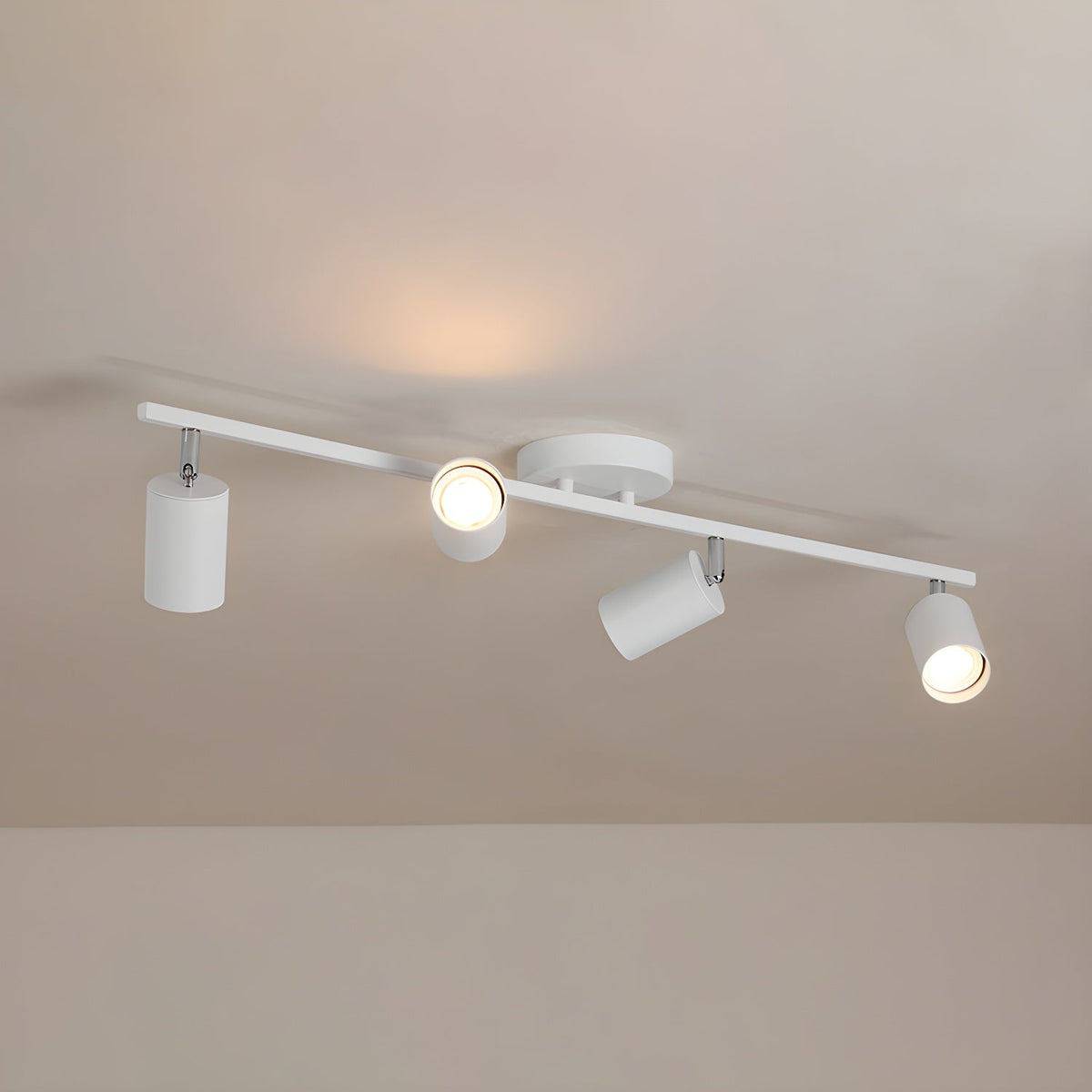 Quadra Aluminum Contemporary Ceiling Light