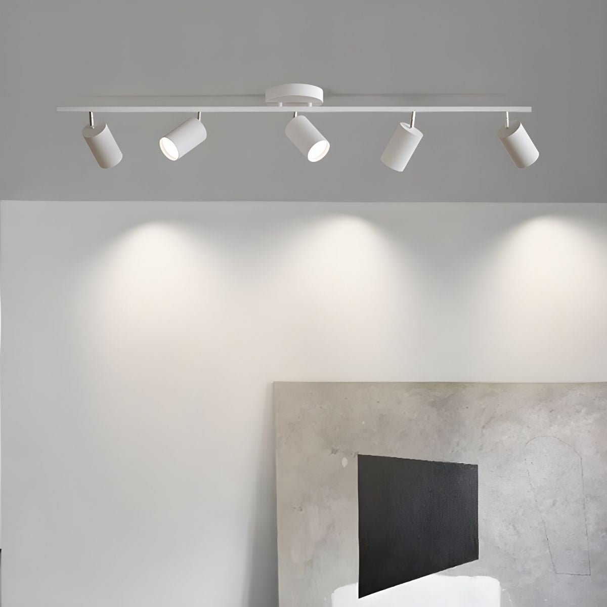 Quadra Aluminum Contemporary Ceiling Light