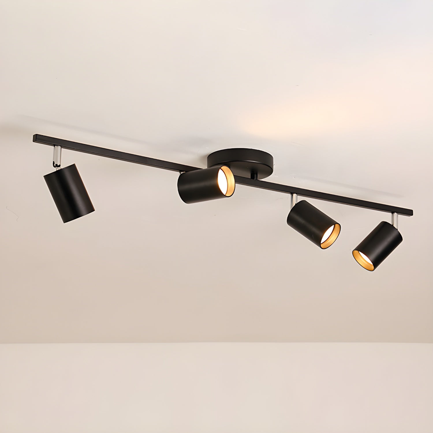 Quadra Aluminum Contemporary Ceiling Light