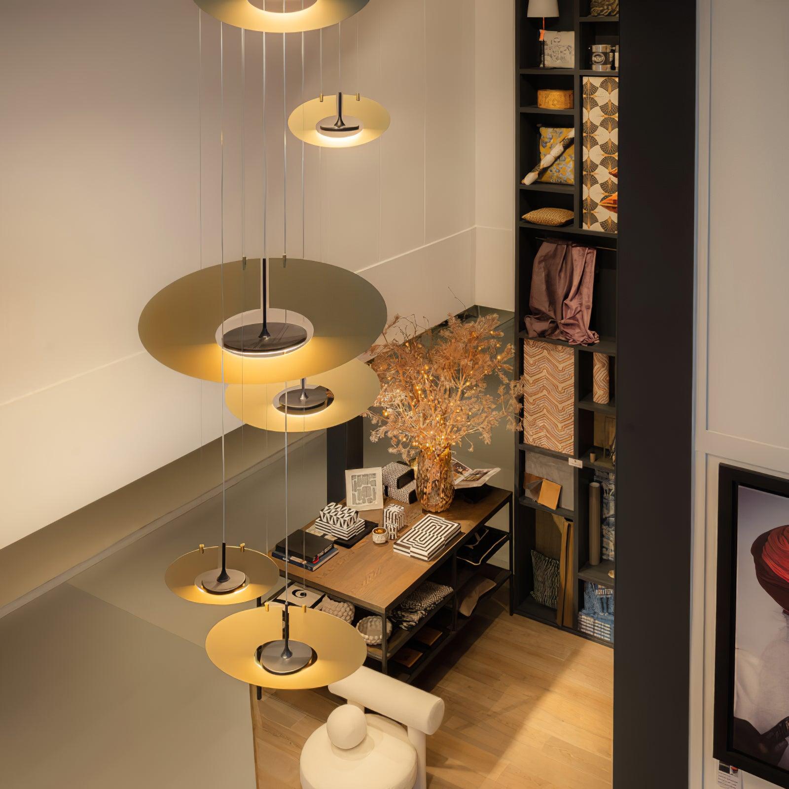 Sirixy Pendant Lamp Oval Ring Geometric