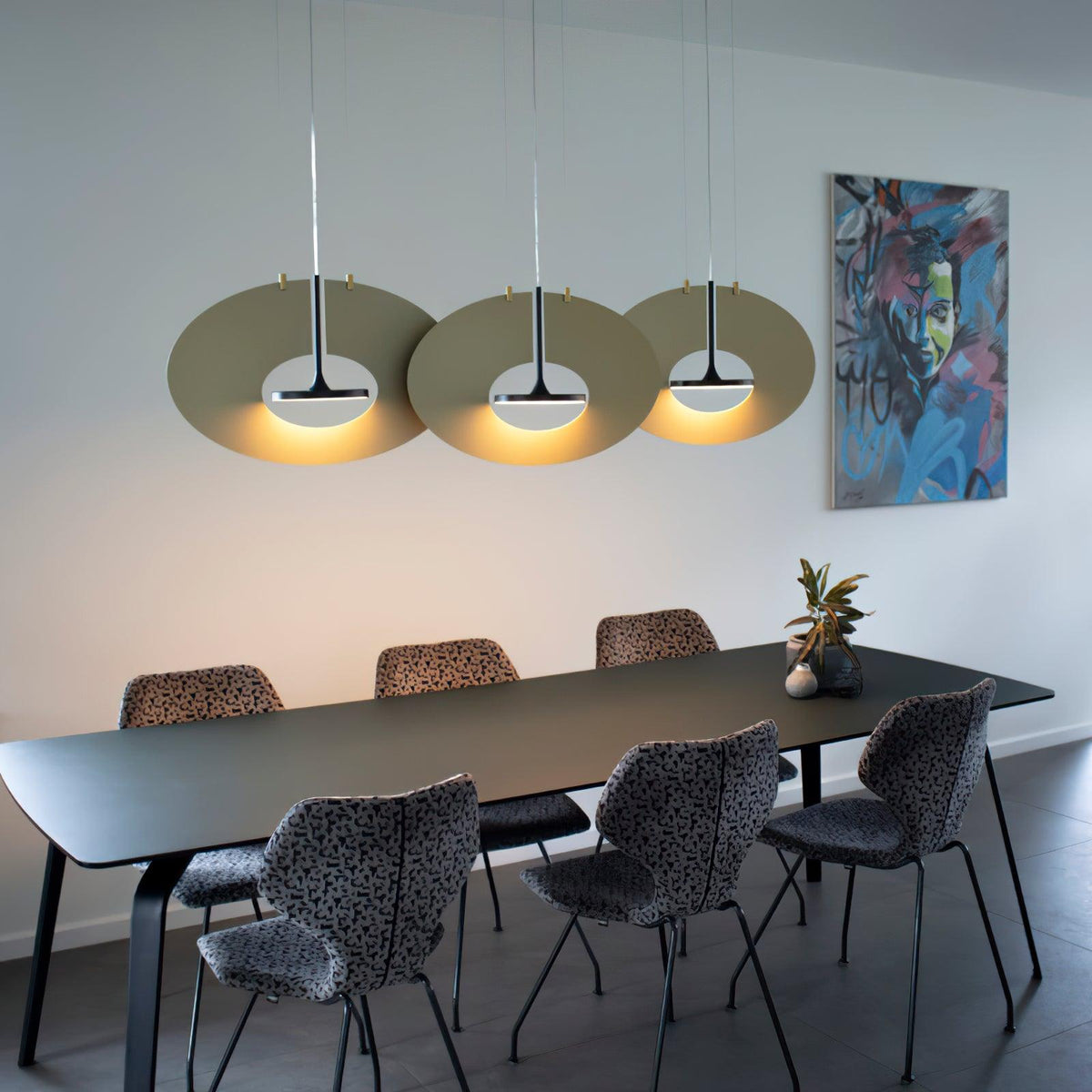 Sirixy Pendant Lamp Oval Ring Geometric
