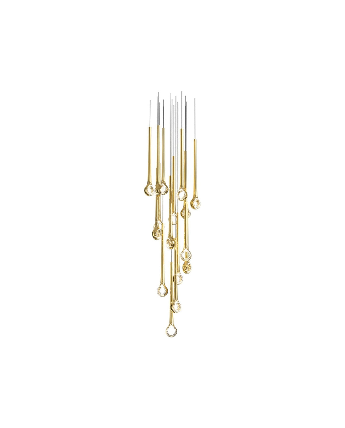 Cicarir Gradient Gold Glass Chandelier