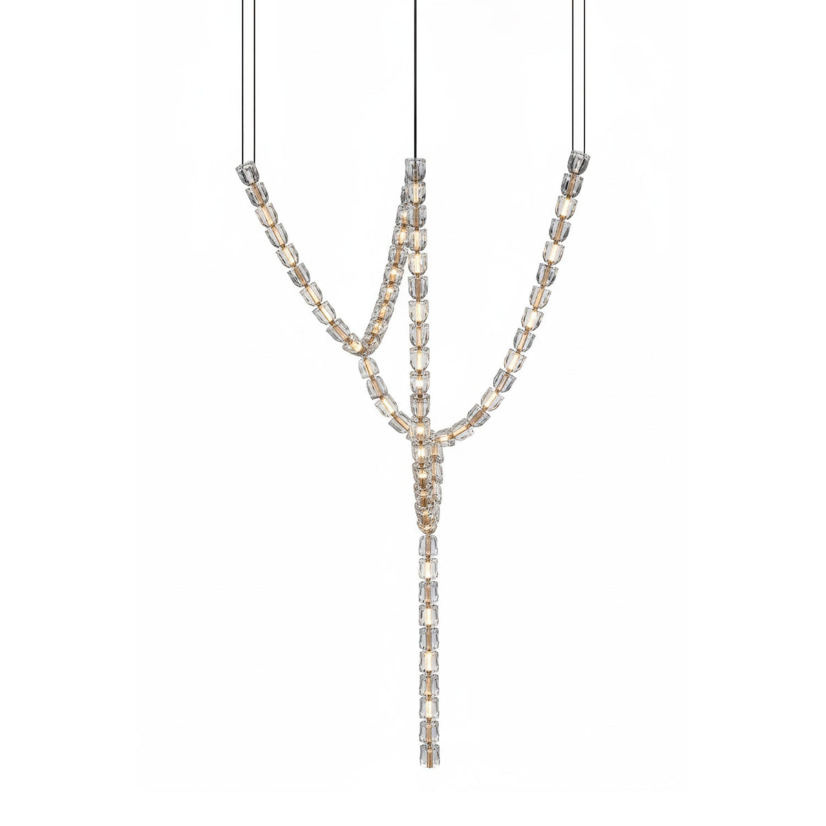 Nexus Gold  Crystal Chandelier