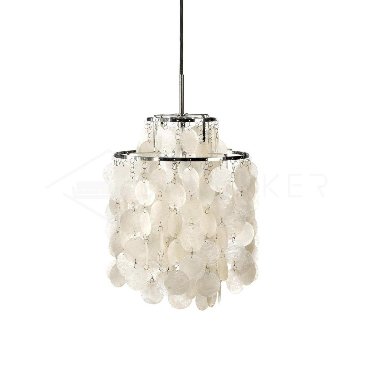 Rivena Pendant Lamp Round Shell Ring