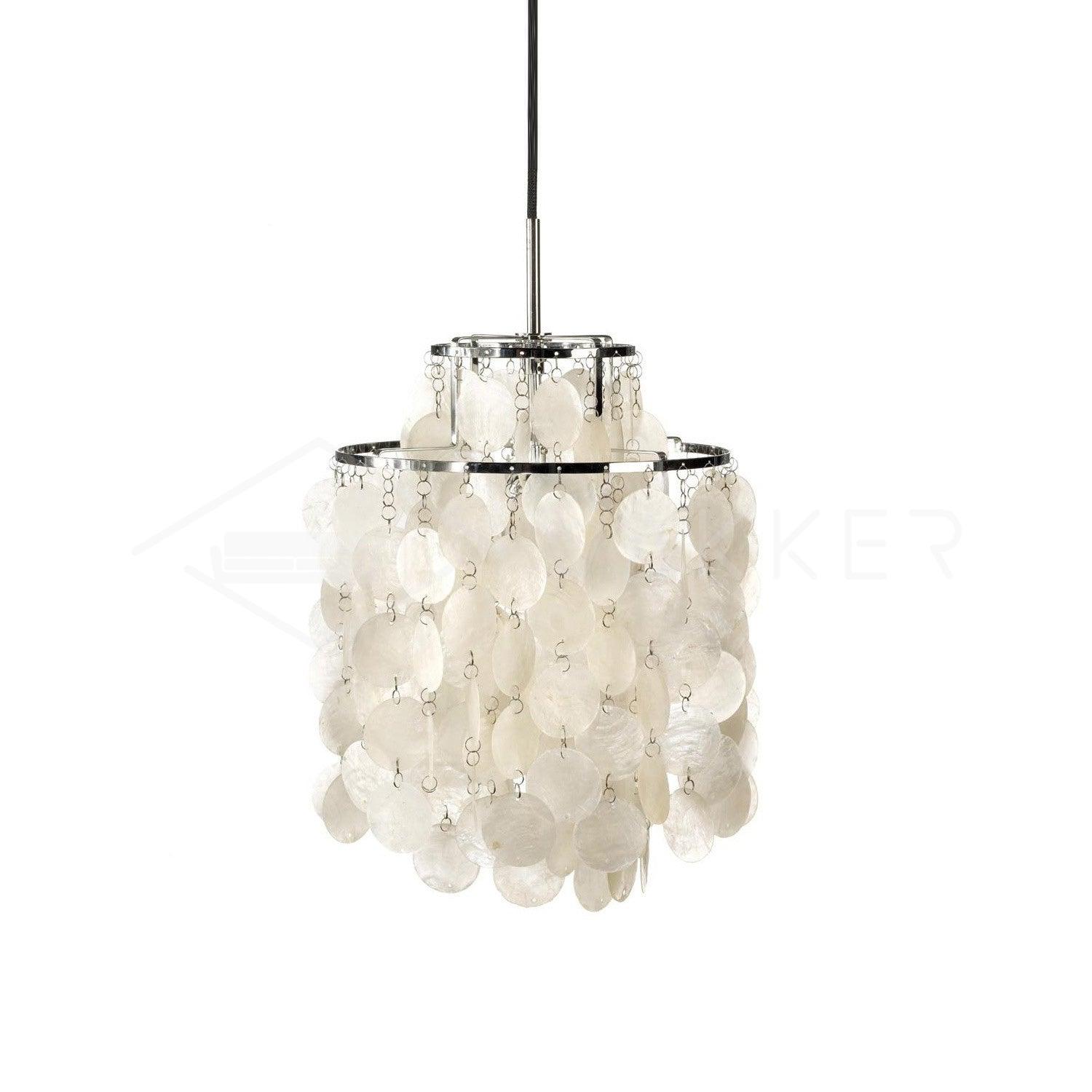 Rivena Pendant Lamp Round Shell Ring
