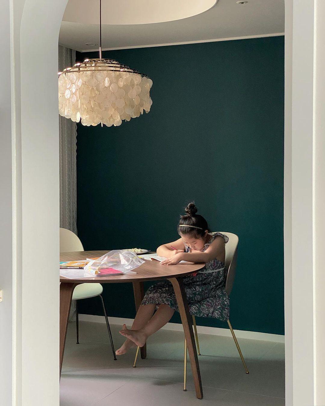 Rivena Pendant Lamp Round Shell Ring