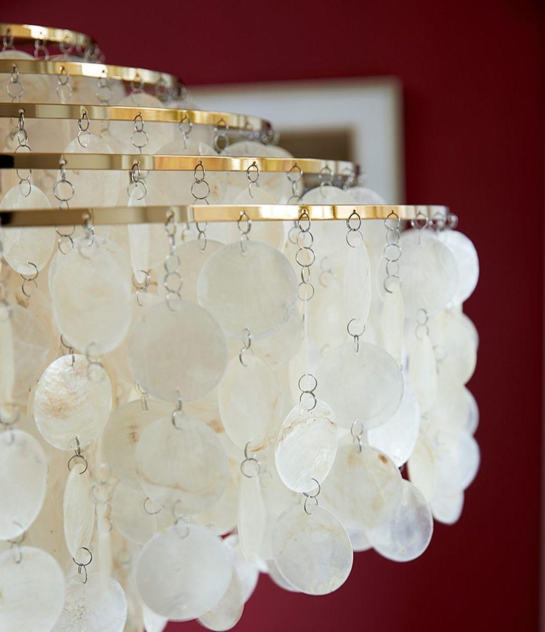 Rivena Pendant Lamp Round Shell Ring
