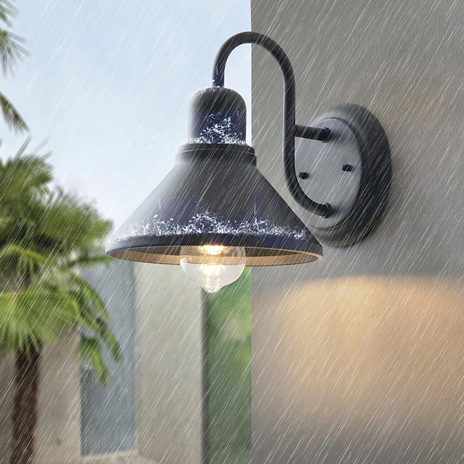 Elion Vintage Cone-shaped Ourdoor Wall Lamp
