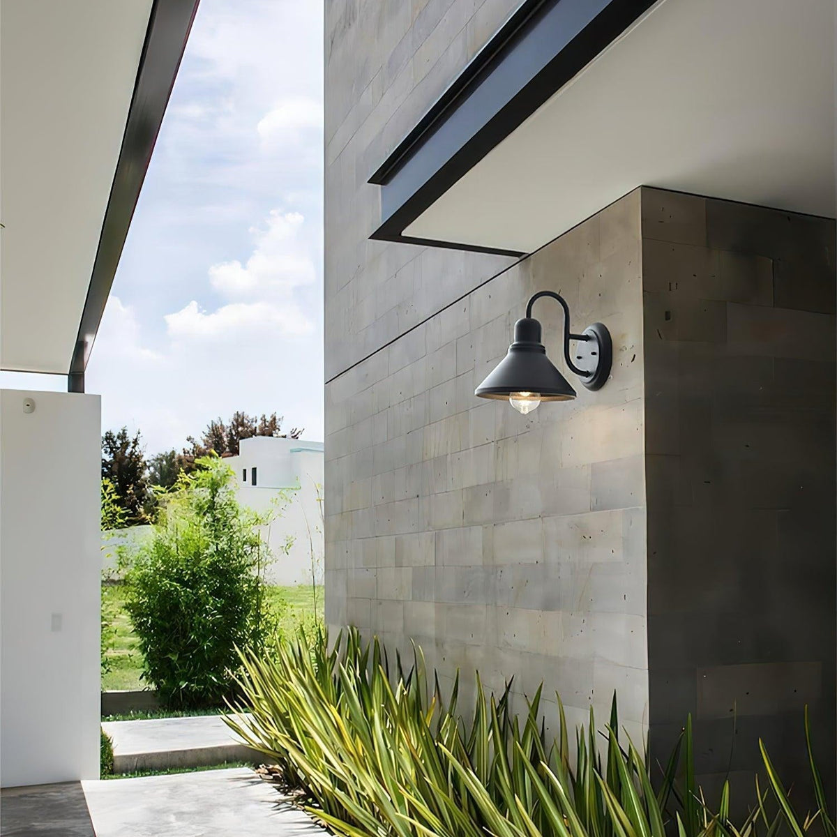 Elion Vintage Cone-shaped Ourdoor Wall Lamp