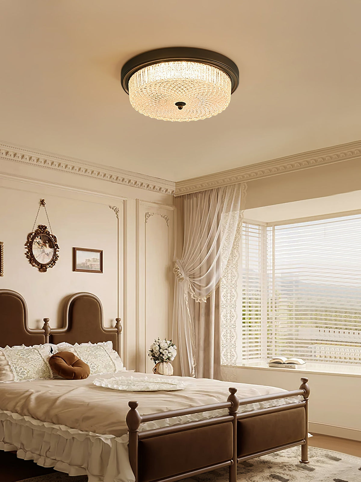 Ilsolen Nordic Art Classic Glass Ceiling Lamp