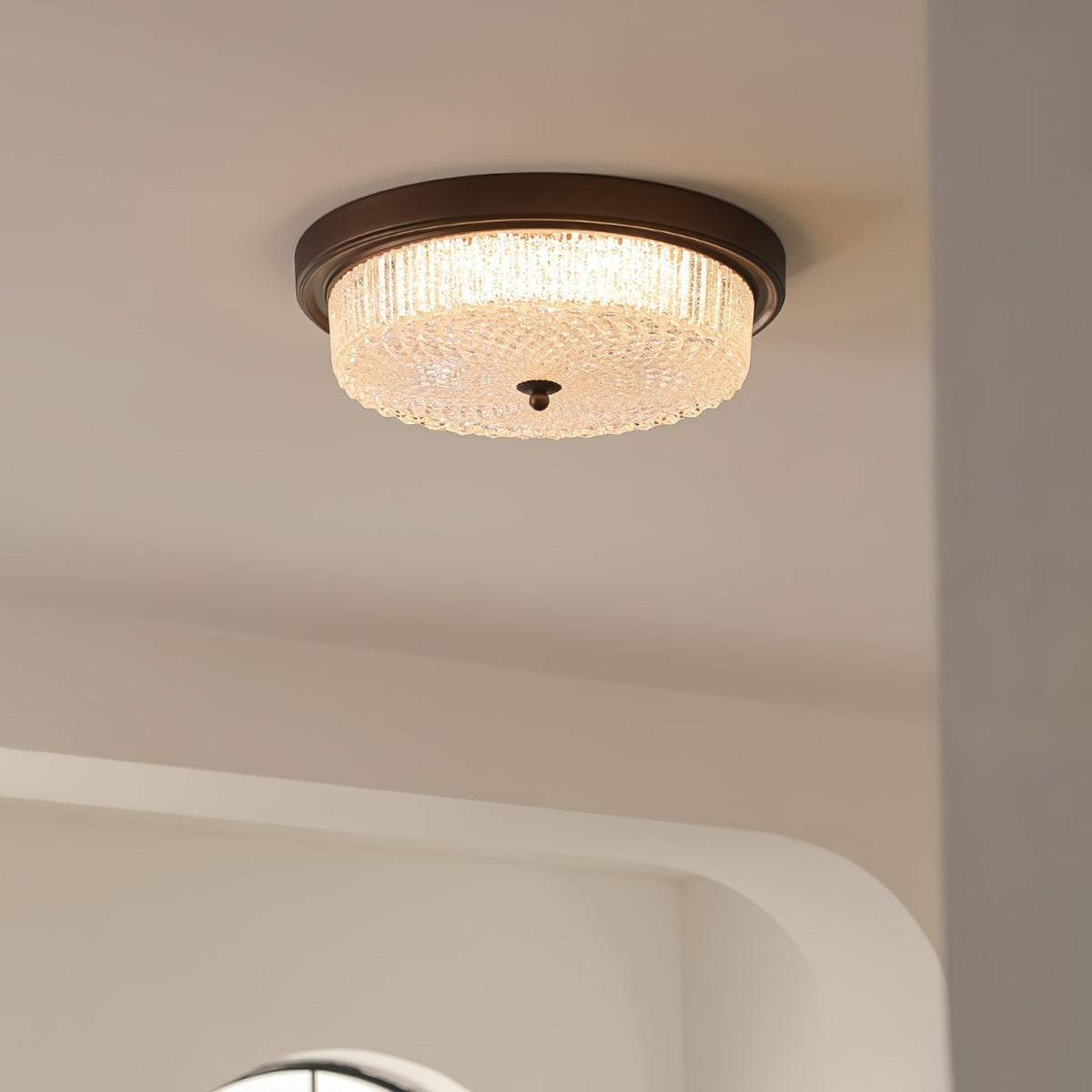 Ilsolen Nordic Art Classic Glass Ceiling Lamp