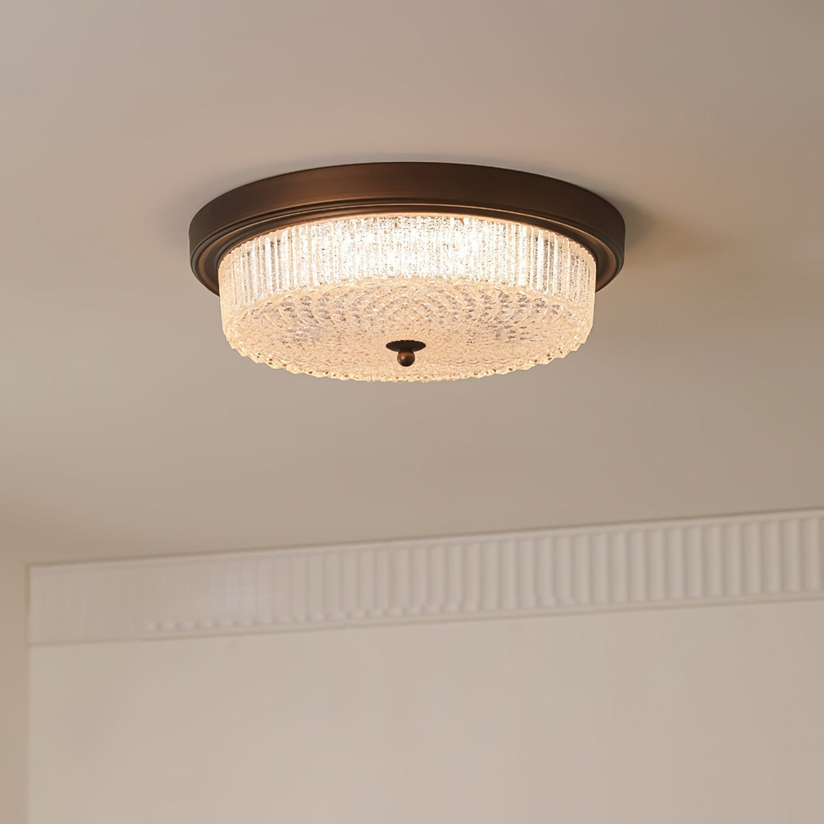 Ilsolen Nordic Art Classic Glass Ceiling Lamp