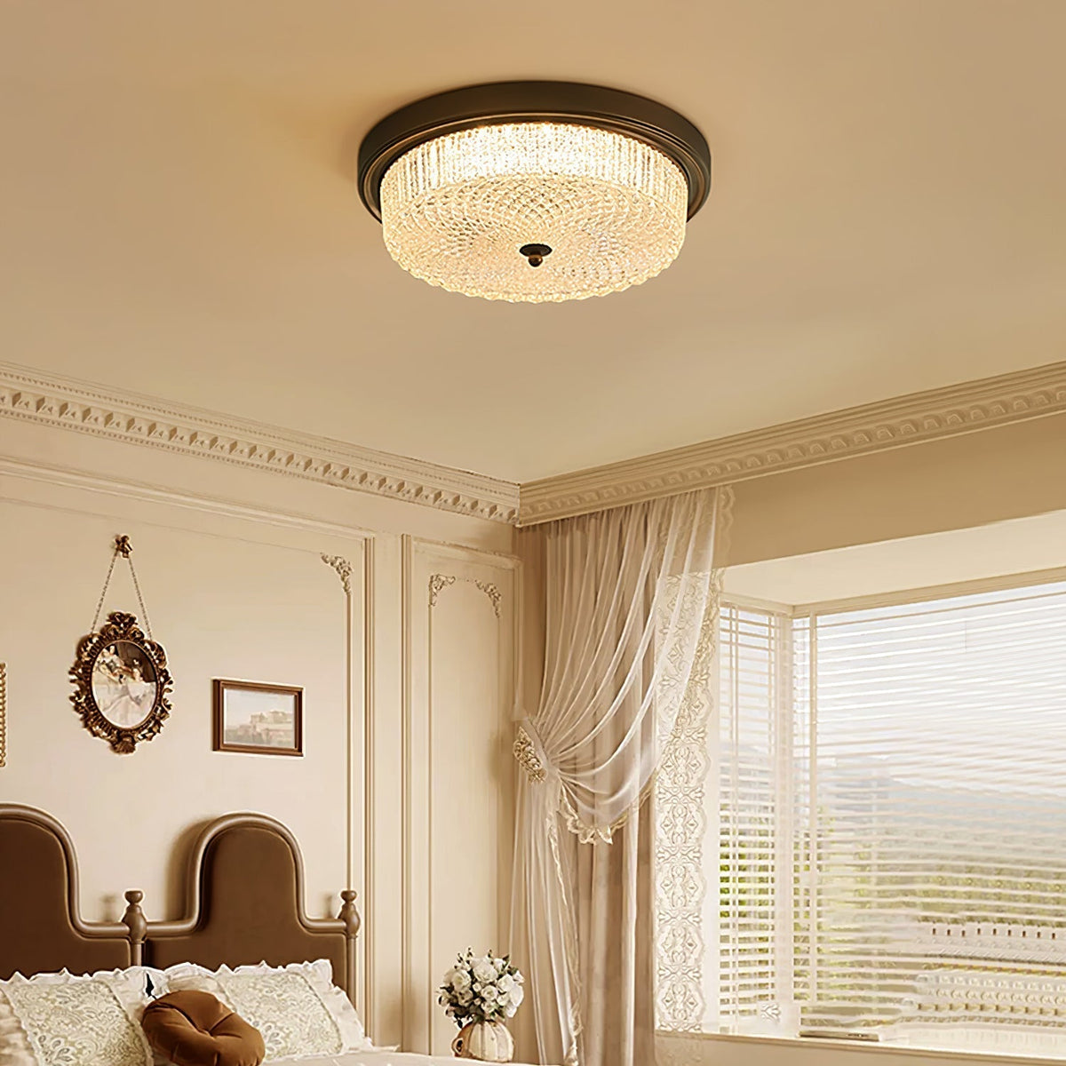 Ilsolen Nordic Art Classic Glass Ceiling Lamp
