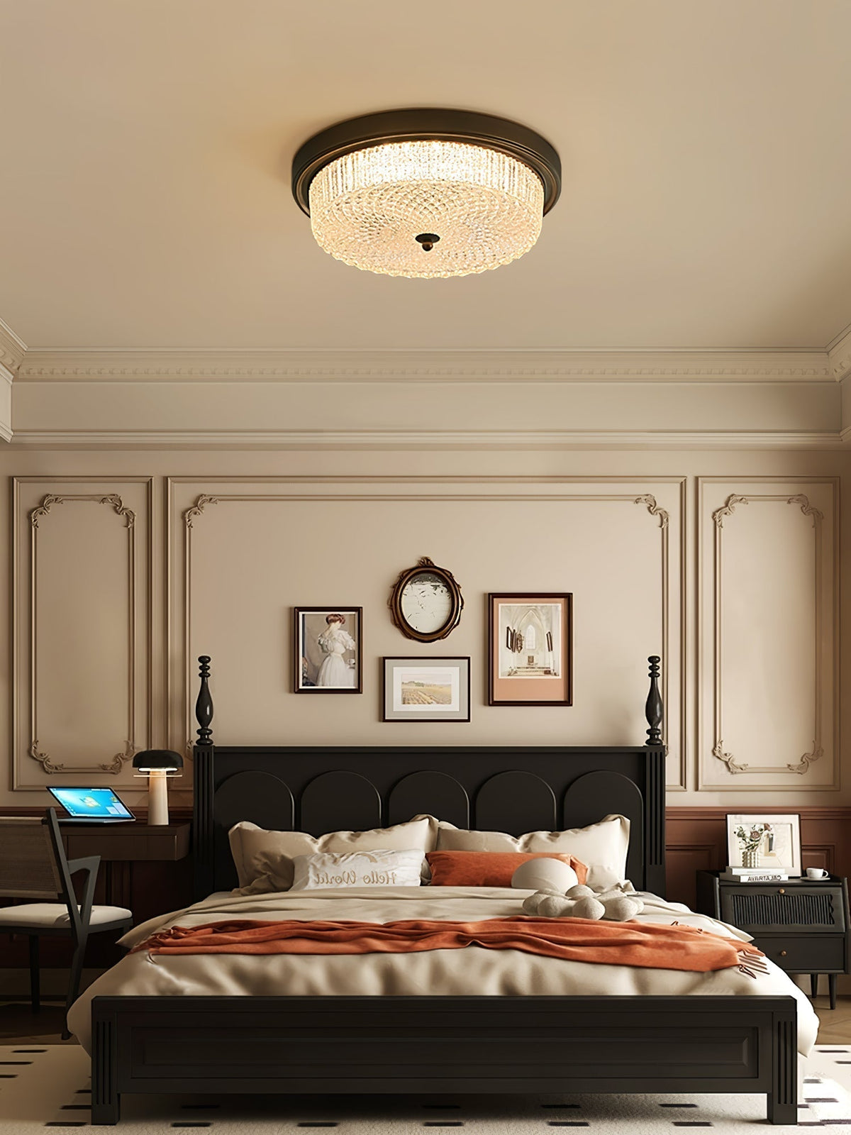 Ilsolen Nordic Art Classic Glass Ceiling Lamp