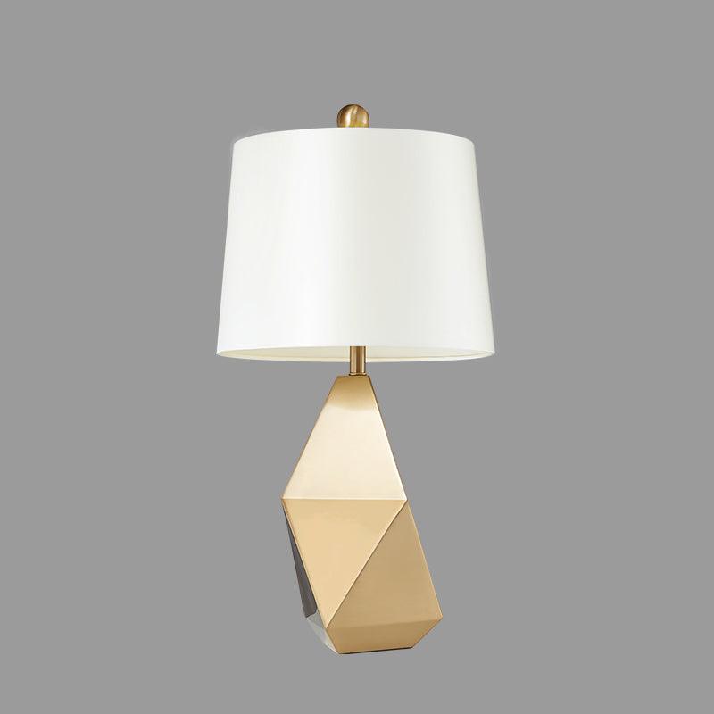 Vosilis Modern Minimalist Faceted Fabric Table Light