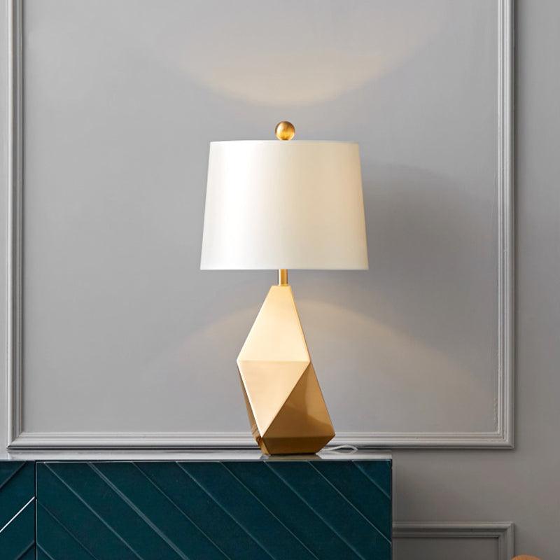Vosilis Modern Minimalist Faceted Fabric Table Light