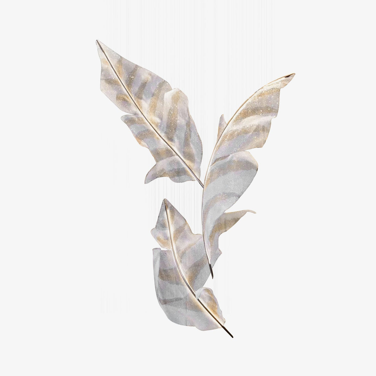 Velinine Individual Creativity Falling Leaves Glass Chandelier