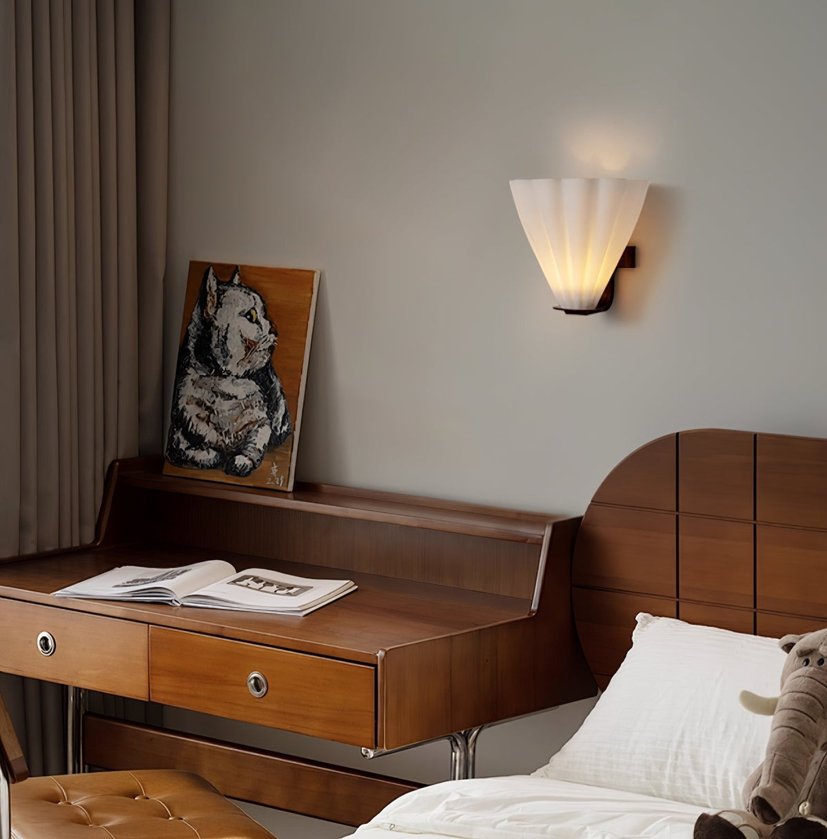 Ixelyn Shaped Glass Wall Sconce