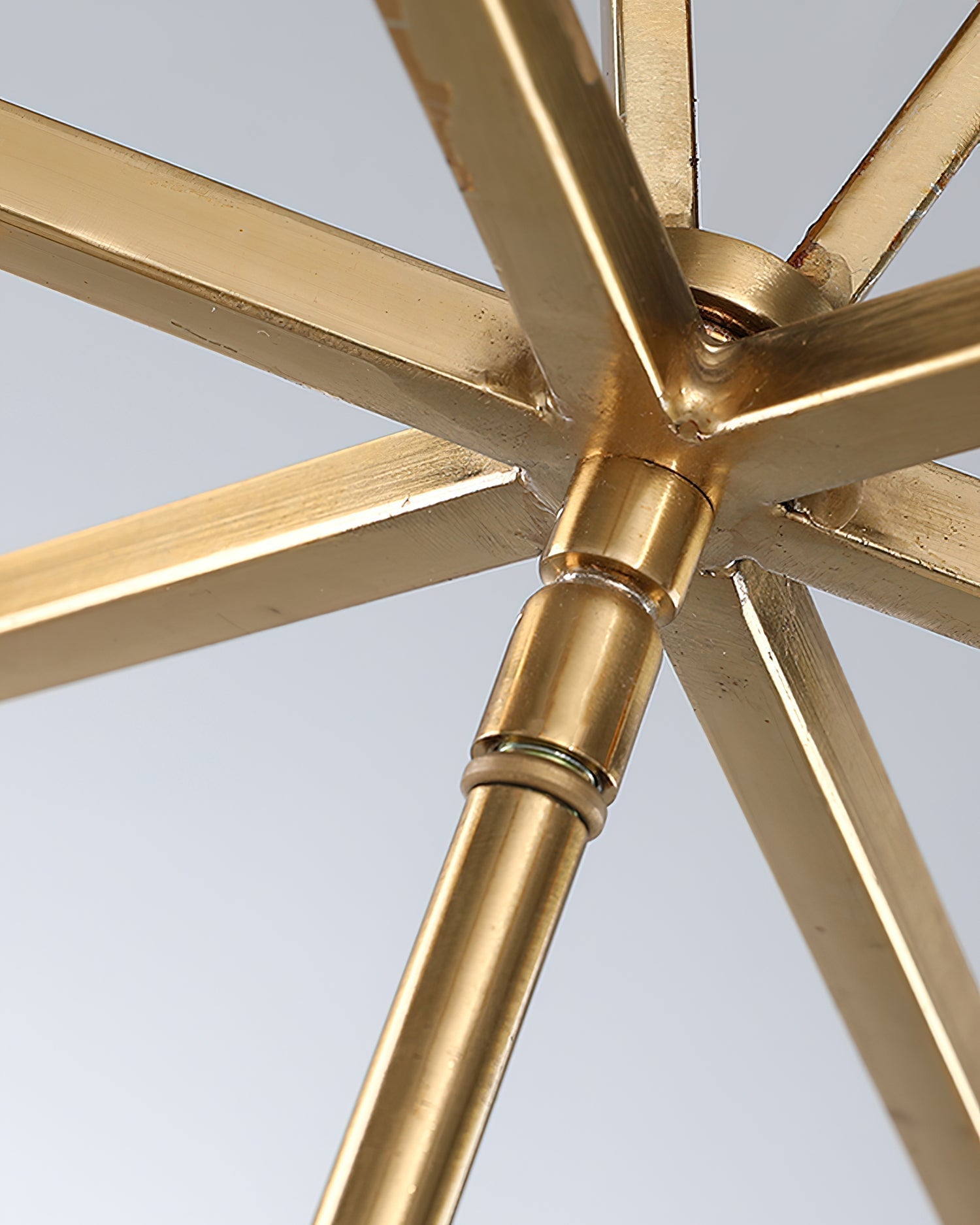 Niroxa Chandelier Gold Lantern Frame