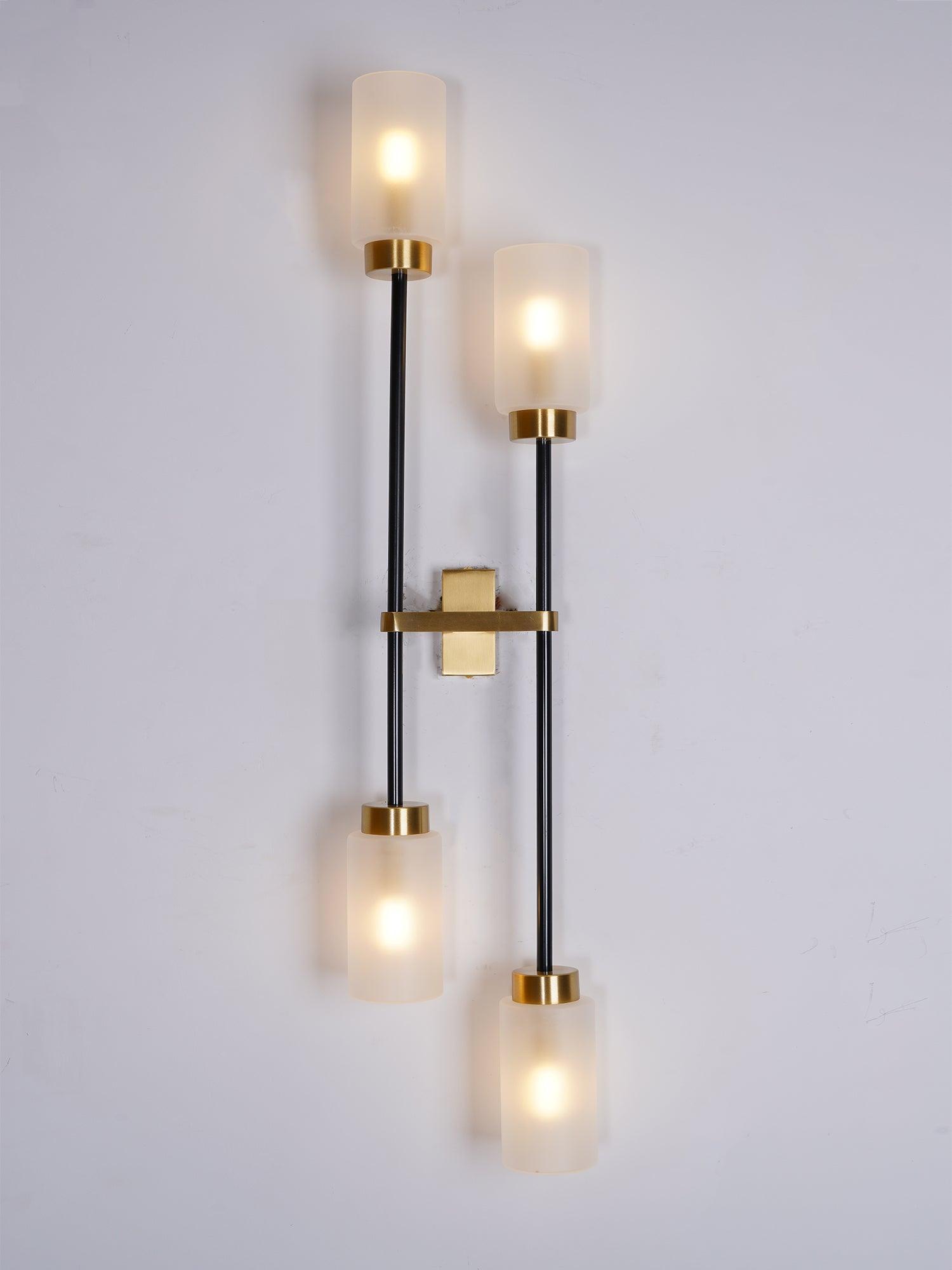 Lustra Wall Lamp Cylinder Glass Linear - Neutral Decor