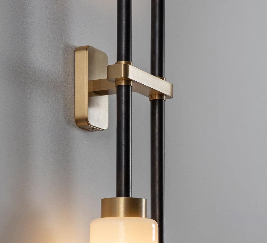 Lustra Wall Lamp Cylinder Glass Linear - Neutral Decor
