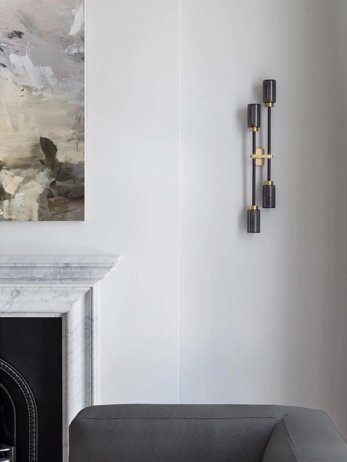 Lustra Wall Lamp Cylinder Glass Linear - Neutral Decor