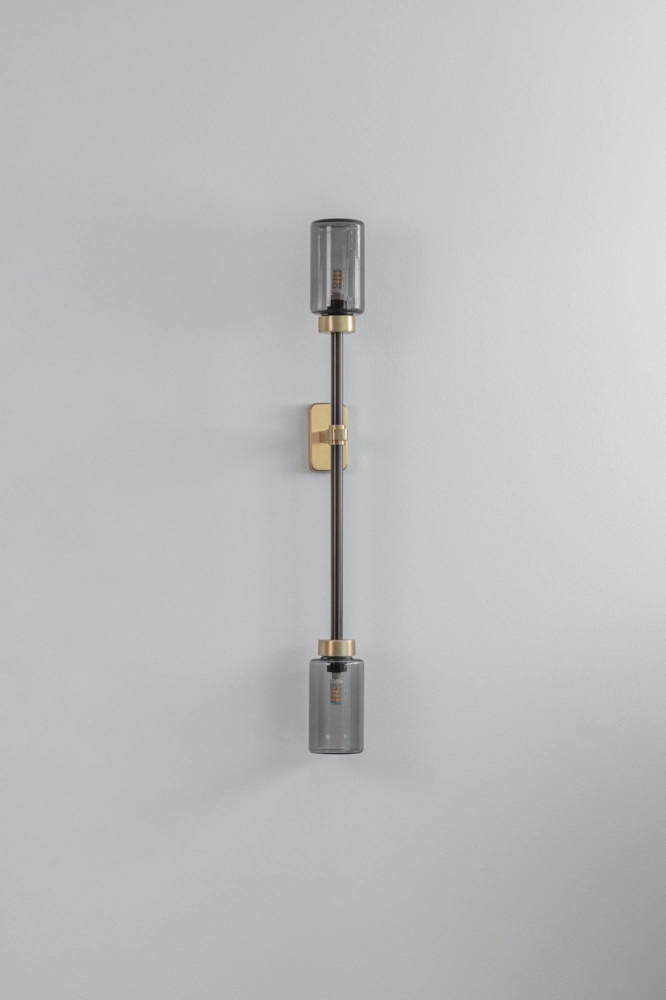 Lustra Wall Lamp Cylinder Glass Linear - Neutral Decor