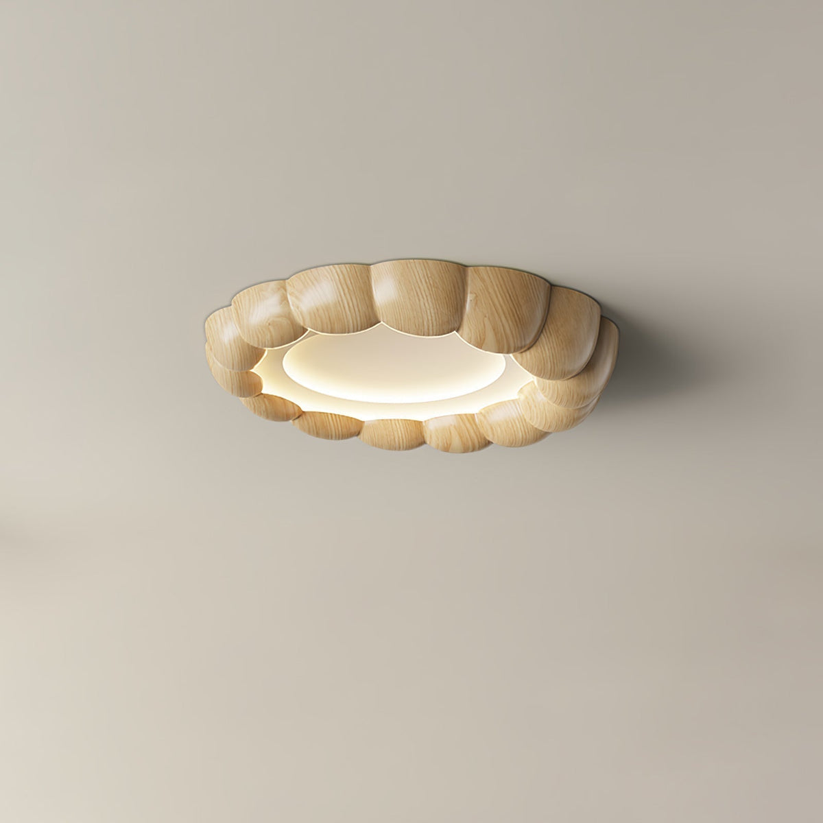 Eraeiel Traditional Elegance Ripple Ceiling Lamp