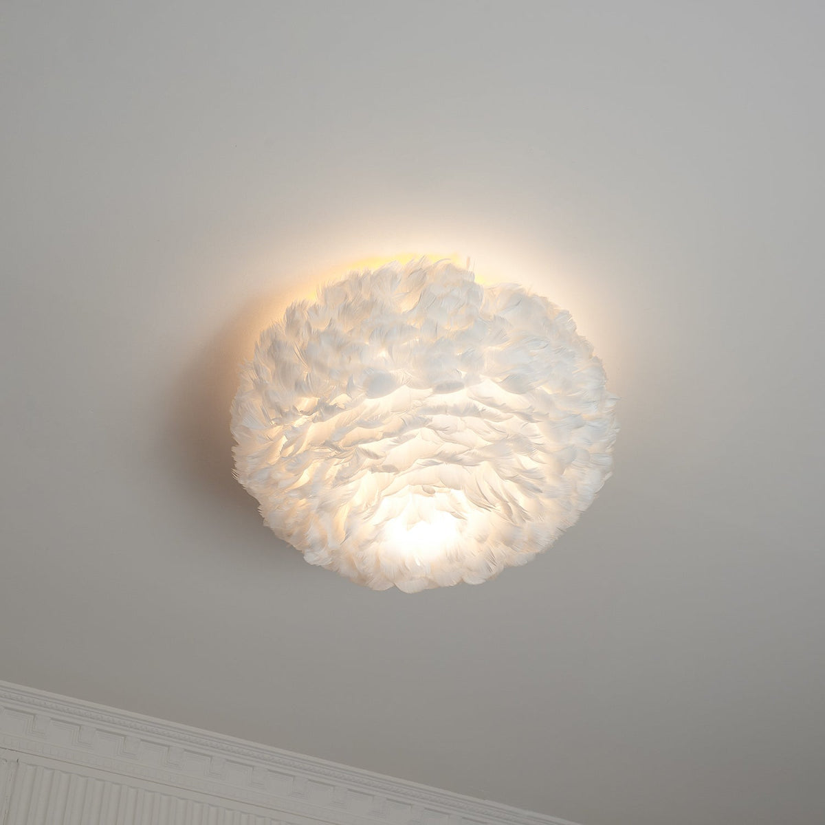 Zalore Premium Nordic Art Feathered Ceiling Lamp