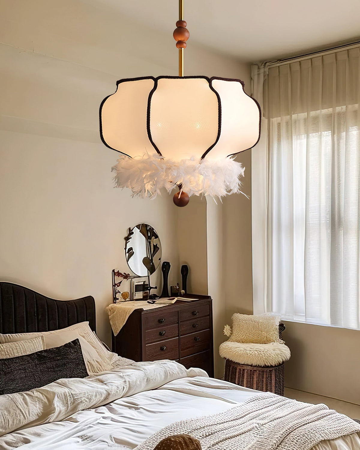 Lineleria Luxury Fabric Pendant Light