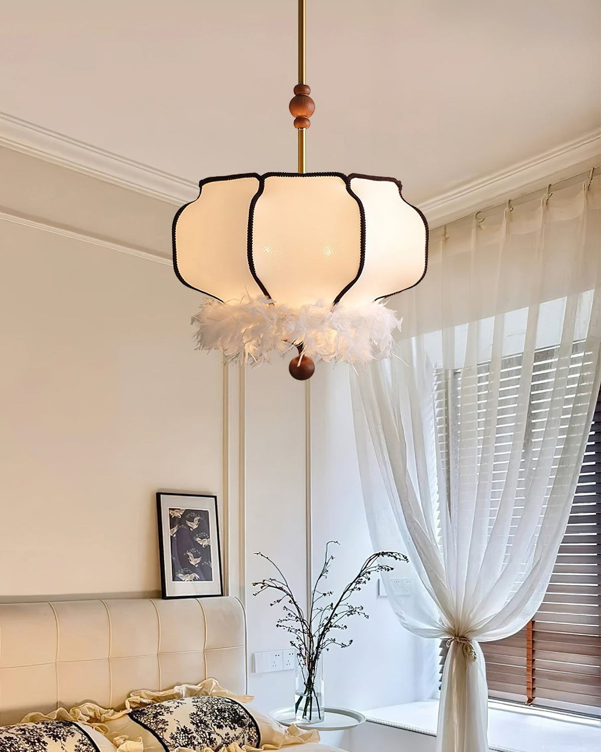 Lineleria Luxury Fabric Pendant Light