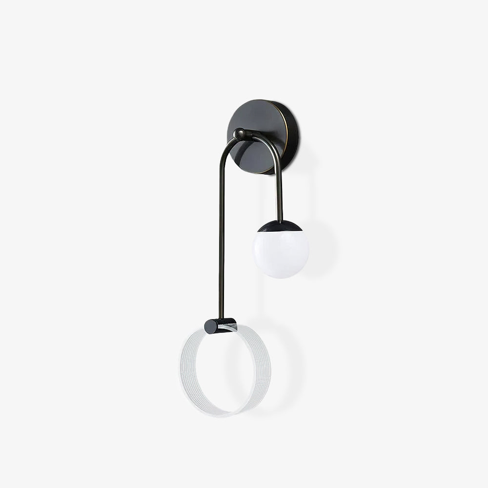 Warren Modern Minimalist LED Brass Wall Light