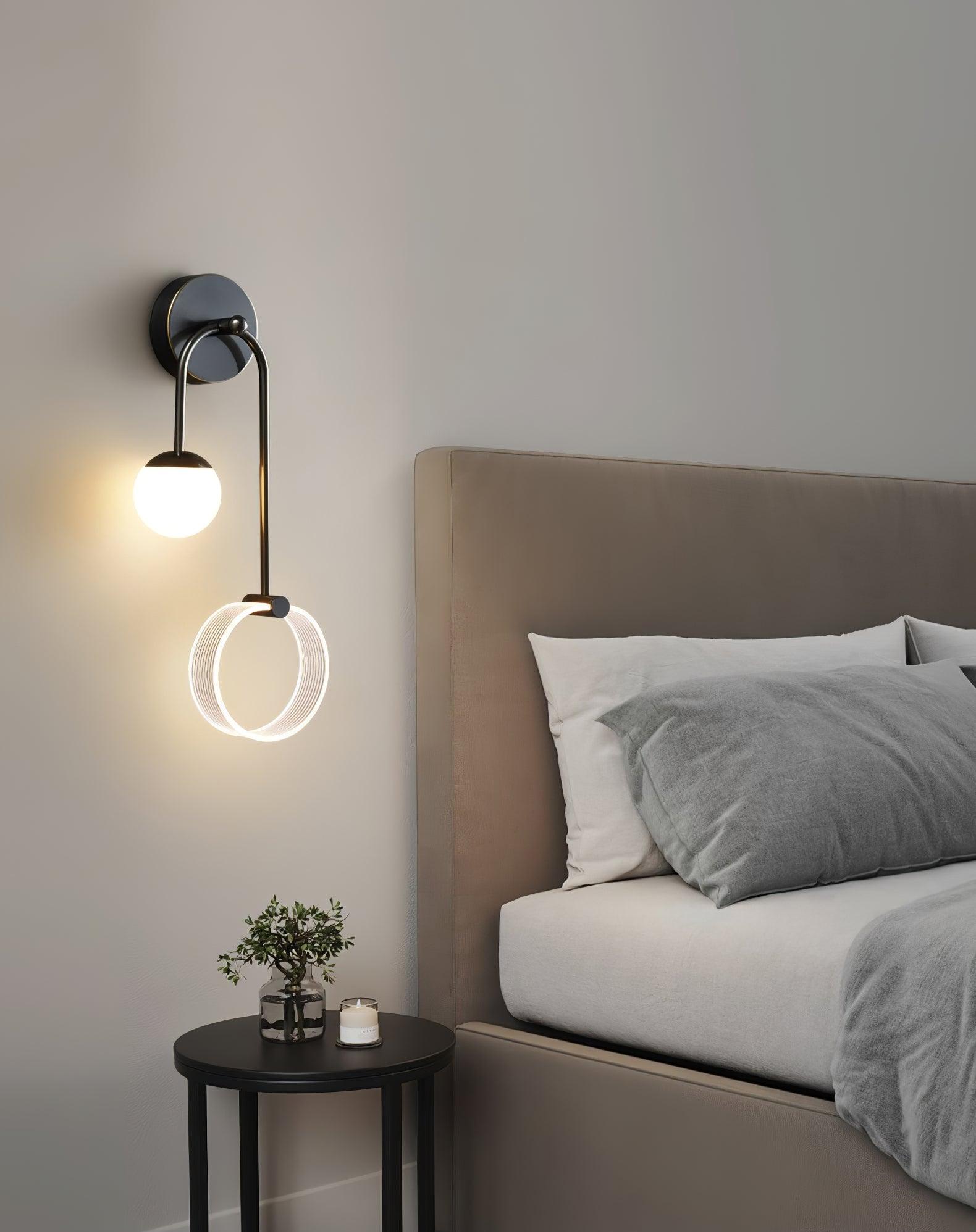 Warren Modern Minimalist LED Brass Wall Light