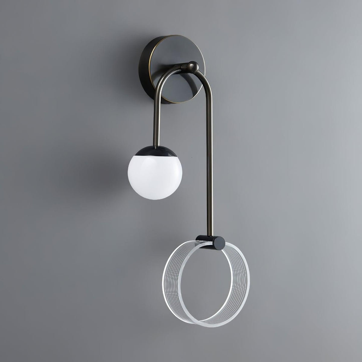 Warren Modern Minimalist LED Brass Wall Light